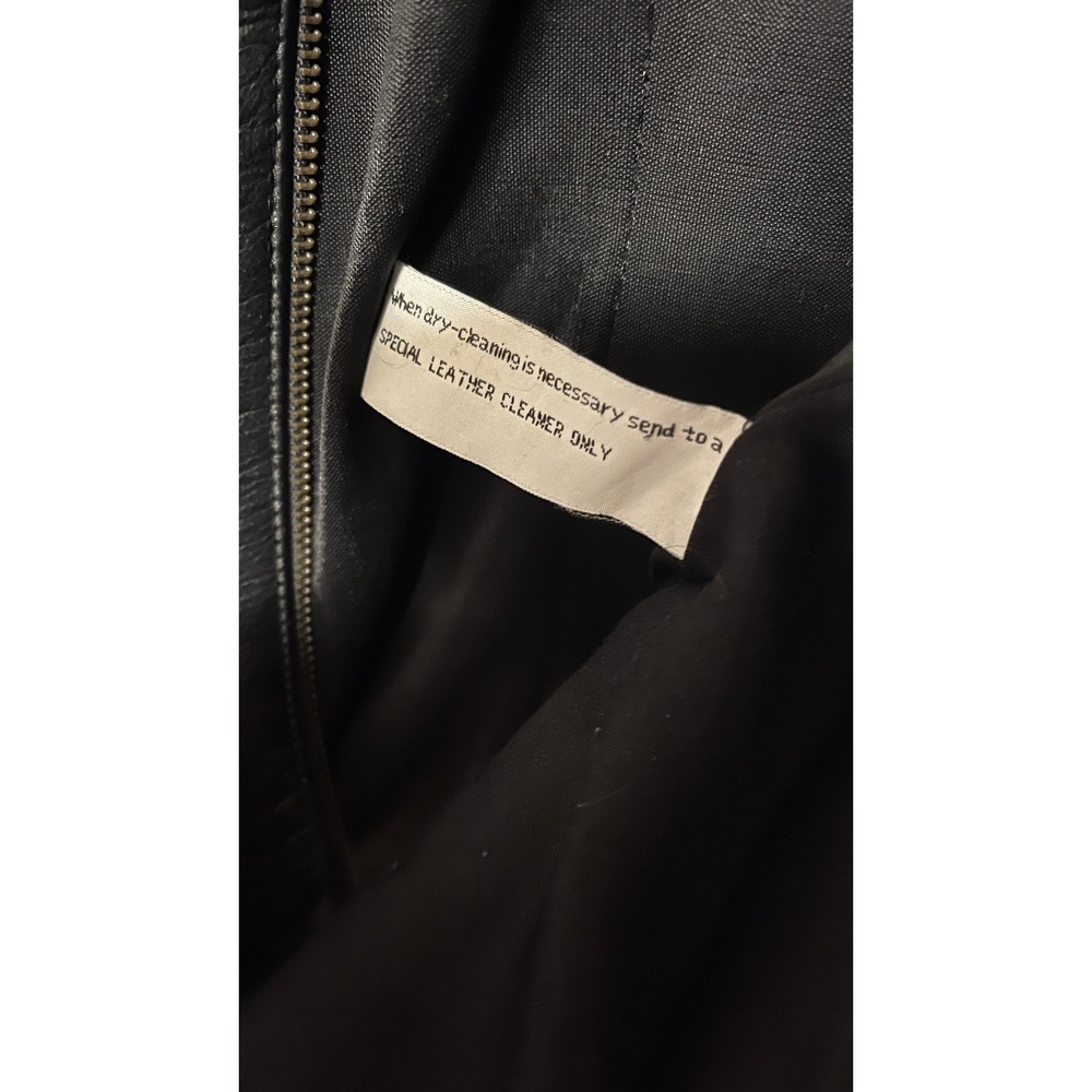 Torrid Size 1 Black Nappa Leather Double Zip Moto Jacket Size 14/16 Biker Chic - Picture 5 of 6